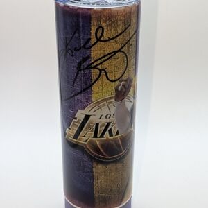 Kobe Bryant Purple and Gold Tumbler with Signature